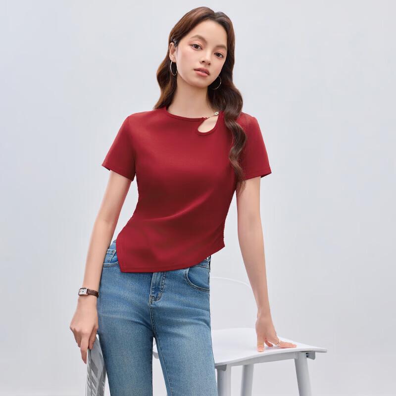 IEF Women's Slim Fit Korean Style T-Shirt