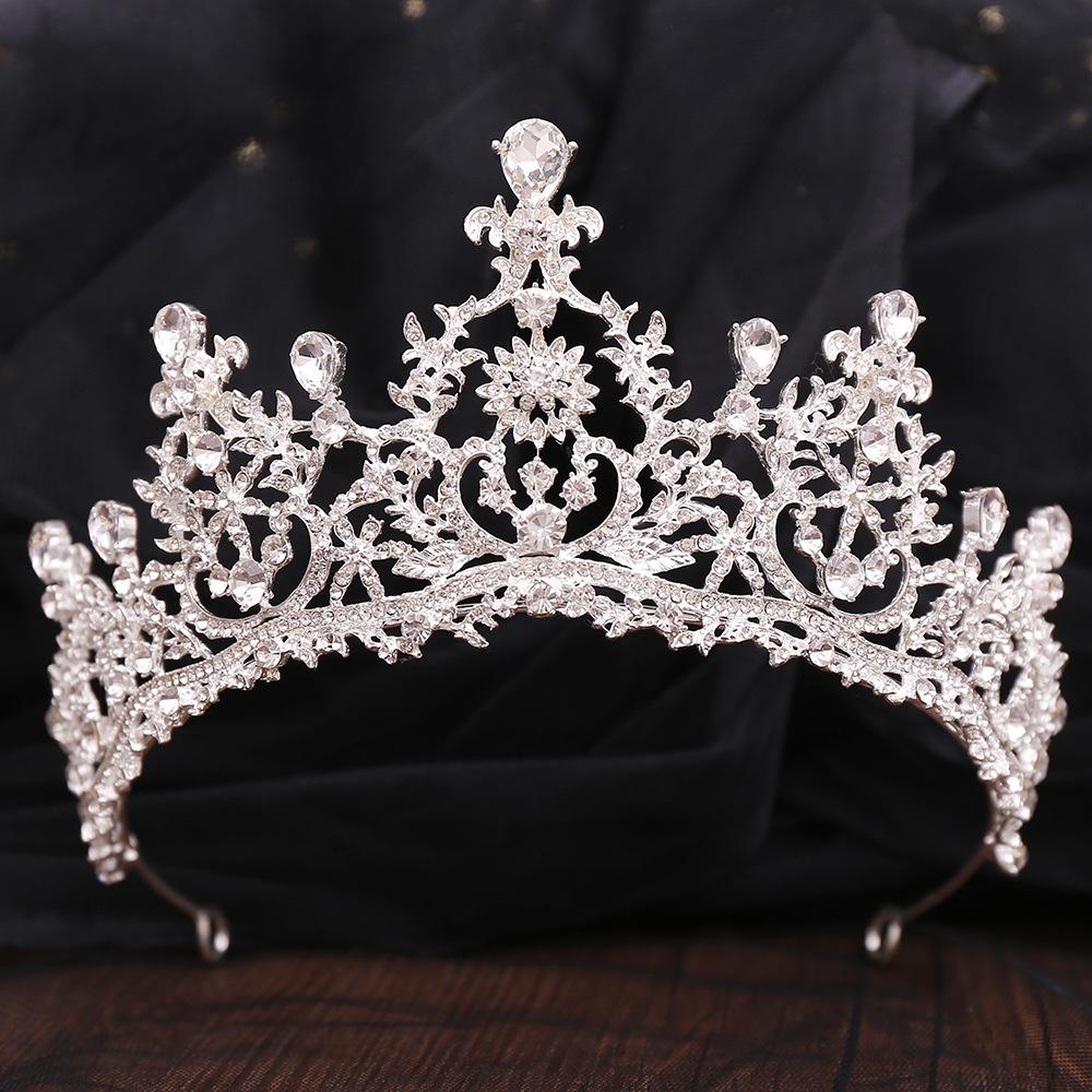 New Fairy Princess Rhinestone Crown Bride Wedding Dress Wedding Dress Dinner Photo Studio Travel Photography Style Crown Hair Accessories