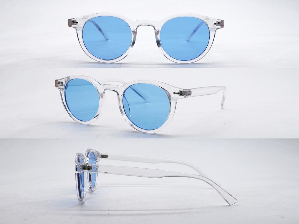 UV Protection Lightweight Comfortable Durable High Quality Retro Stylish High End Round Shaped Female Women Sun Glasses