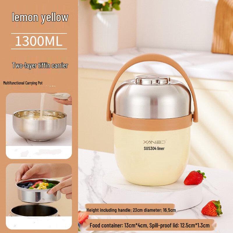 Tragbare isolierte Edelstahl-Lunchbox