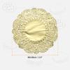 50/100/200pcs Lace Paper Doilies Round Disposable Decorative Paper Placemats Hollow Flower Absorbing Papers for Cakes Desserts