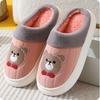 Unisex Cotton Slippers for Indoor Home Use, Soft Shoes for Everyday Wear