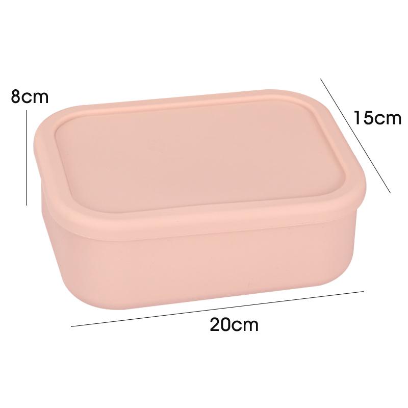 Silicone Bento Boxes Lunch Container,  Leak-Proof Lunch Container, BPA-Free, Dishwasher Safe