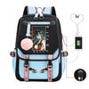 New Ghost Destroyer Peripheral Animation Korean Edition Student Leisure School Bag Large Capacity Multifunctional Backpack with USB