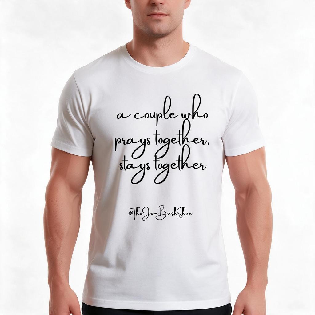 Pray Together And Stay Together Tshirt Summer Casual Cotton Tee Oversized Streetwear Tops Vintage Graphic Print 100 Cotton