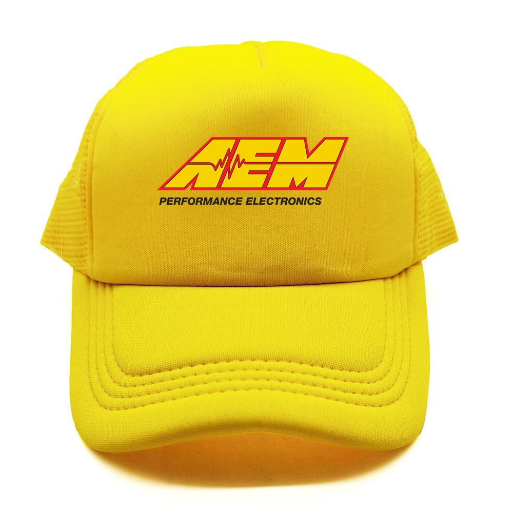 Aem Performance Electronics Trucker Cap Men Aem Hat Baseball Cap Unisex Outdoor Mesh Net Caps MZ-619