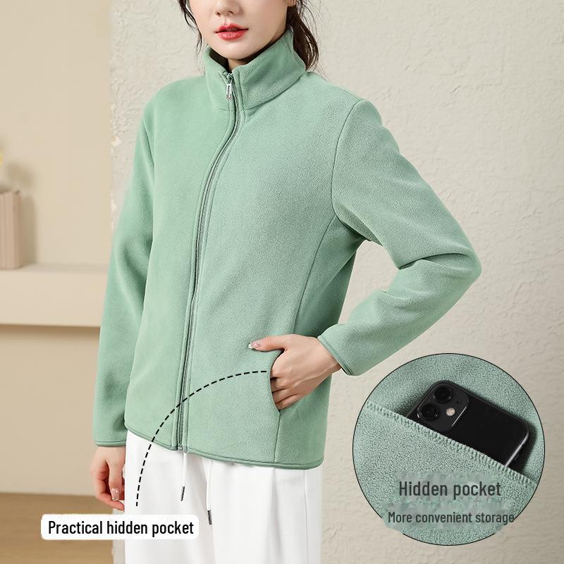 Unisex Double-sided Polar Fleece Jacket: Plush, Thickened, and Warm Winter Collection for Men and Women