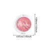 JULYSTAR Five Color Pearlized Fine Glitter Microparticle Pentel Blush Stereoscopic Contouring Tri-Color Marbled Blush
