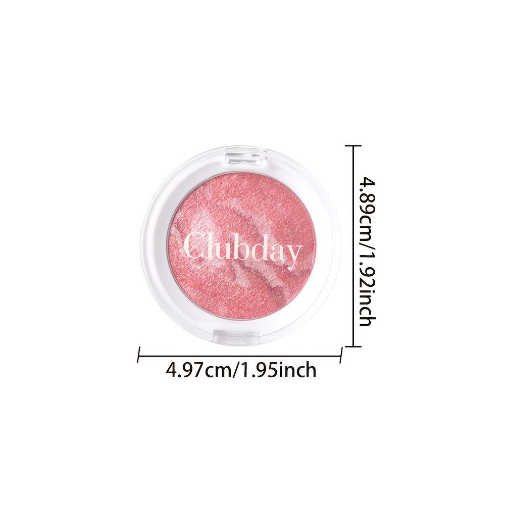 JULYSTAR Five Color Pearlized Fine Glitter Microparticle Pentel Blush Stereoscopic Contouring Tri-Color Marbled Blush
