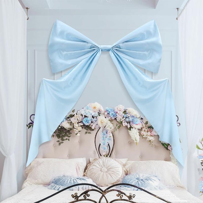 Red Large Bow Big Coquette Bow for Backdrop Birthday Party Room Wall Decor Giant Hanging Gift Coquette Wall Decoration New 40x94x204cm