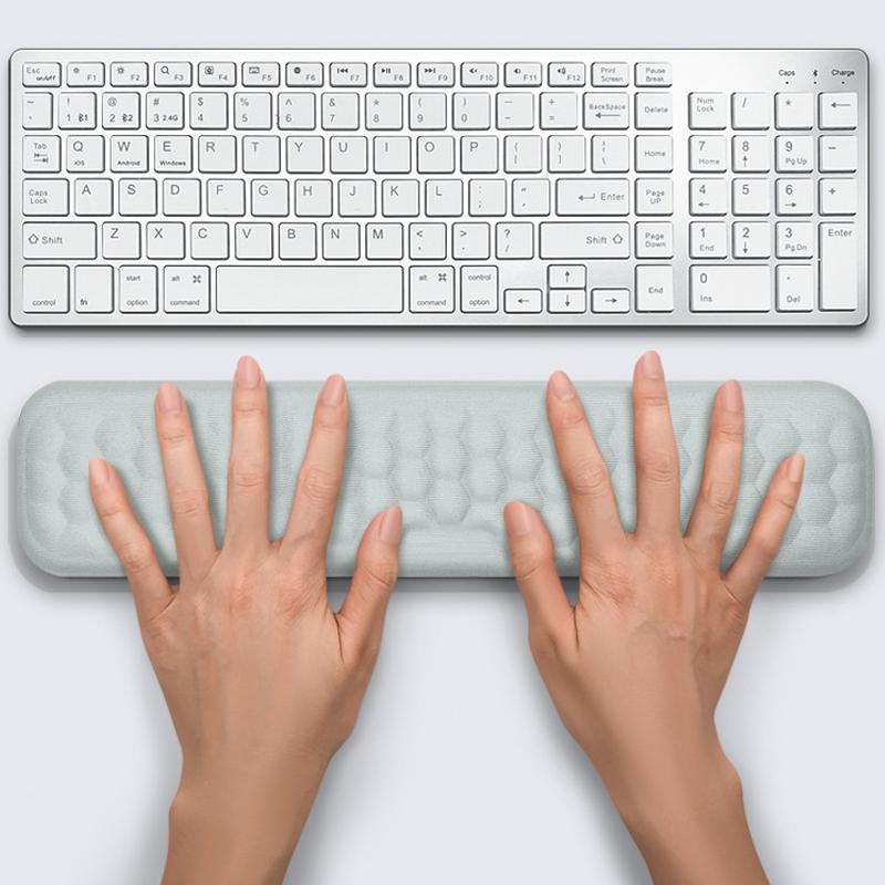 Maus Tastatur Handgelenkstütze Handgelenkauflage Mit Massage-Textur Büro Tippen Schützen Entspannen Handgelenk Für PC Gaming Laptop Tastatur