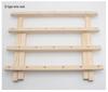 Solid Wood Folding Sewing Thread Rack - Large Spool Holder, Wall-Mounted or Desktop, Available in 4 Styles