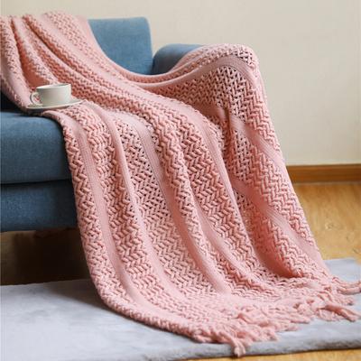 Manta tejida para sofá, cama y sofá.. Manta super suave con borlas