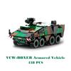 Hummer Blindato Militare Stryker Carro Armato Auto Esercito USA Russia Soldato Guerra Moderna Armi Modello Blocchi da Costruzione Mattoncini Giocattoli per Bambini