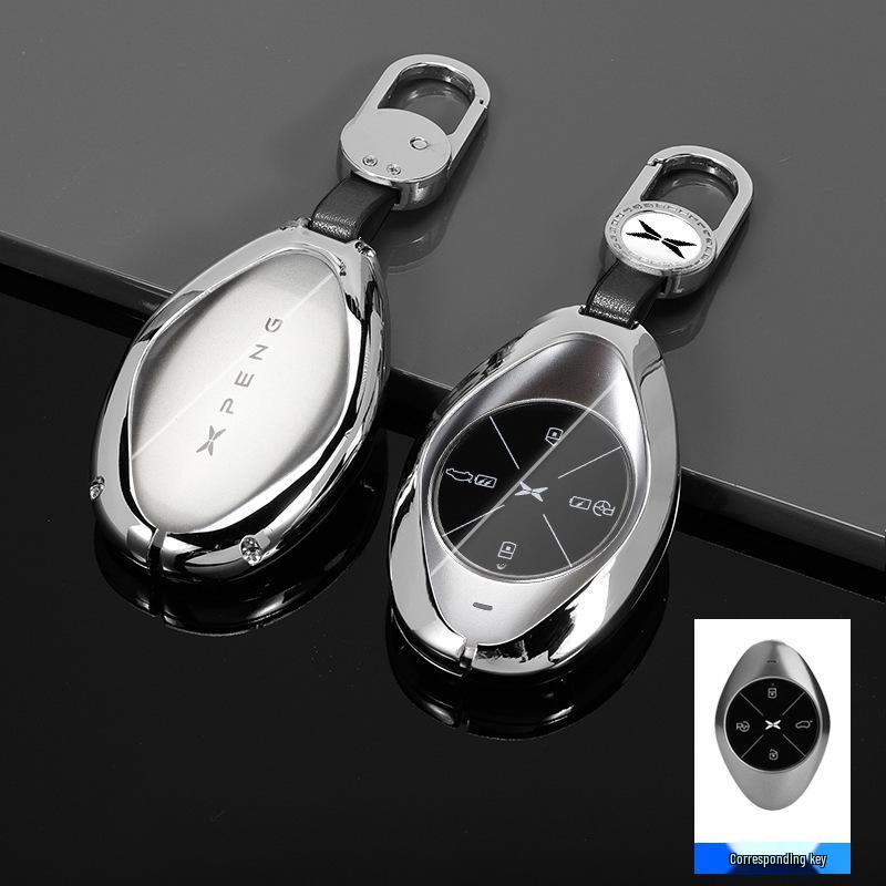 Compatible Key Cover for Xiaopeng 2022 P7/P5, 2021 G3/G3i Models - Unisex Protection & Shell Buckle
