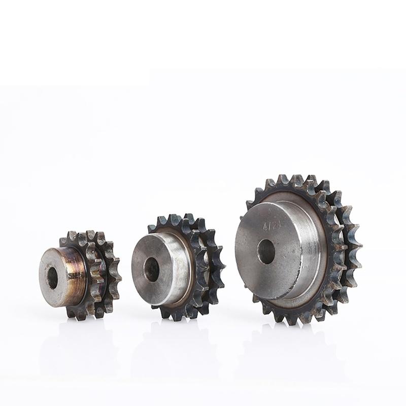 08B Double Row Sprocket 10/11/12/13/14/15/16/17/18/19/20/21/22/23/24/25 Teeth Industrial Machinery Transmission Gear