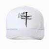 Unisexs Summer Fashion Casual Faith over Fear Letter Printed Baseball Cap Outdoor Breathable Mesh Trucker Hat Casquette