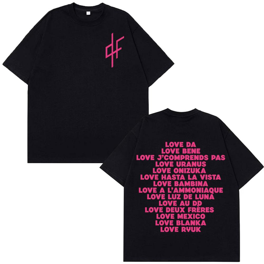I Love PNL Fashion Graphic Print Harajuku Tshirt Unisex Women Hip Hop Short Sleeve Aesthetic Trend of Loose Casual Cotton T Shirts