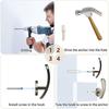 Retro Window Curtain Hooks Practical Clothes Hanger Metal Wall Hanger  Sundries Organizer