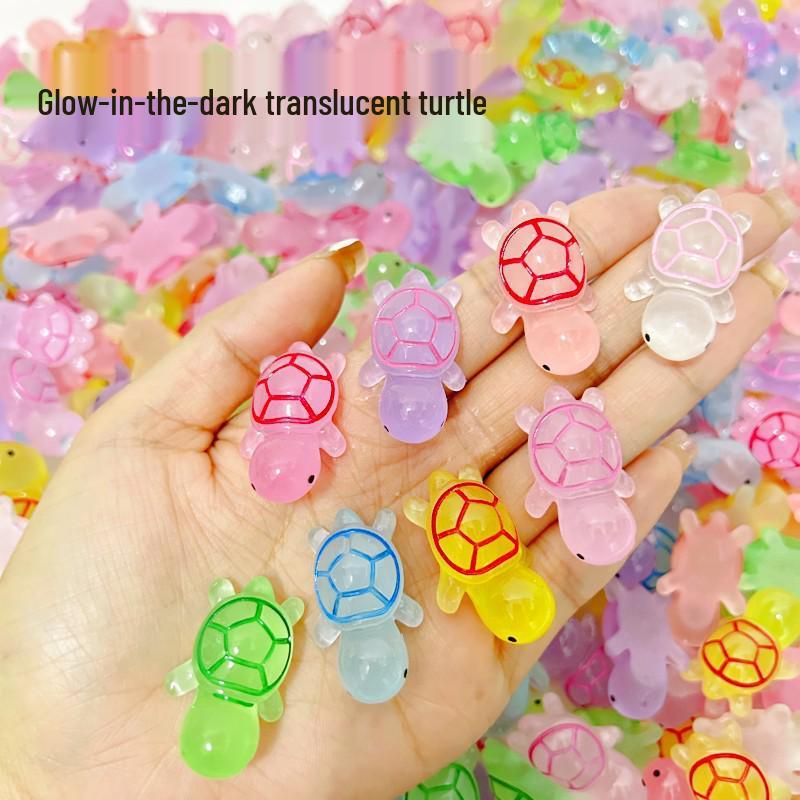 

Glowing Cartoon Sea Turtle Figurine Toy