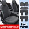Xiaomi Universal Breathable Leather Seat Cushion for Tesla Model Y YL Juniper 2025+ Model 3 Highland 2024+ Ventilated Seat Cushions