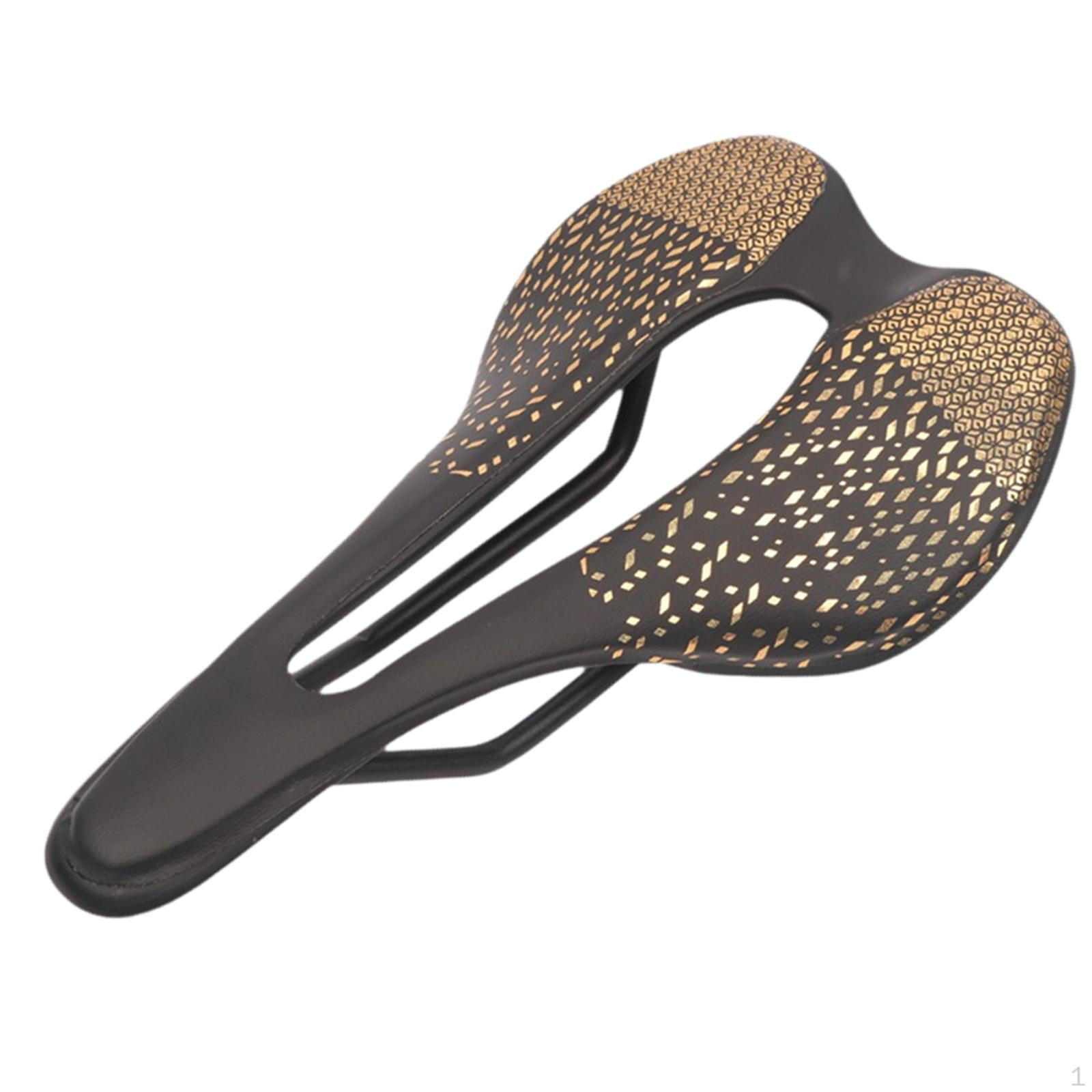 

Велосипедное седло, дышащее, удобное, универсальное, напечатанное на 3D-принтере, аксессуары Black Golden