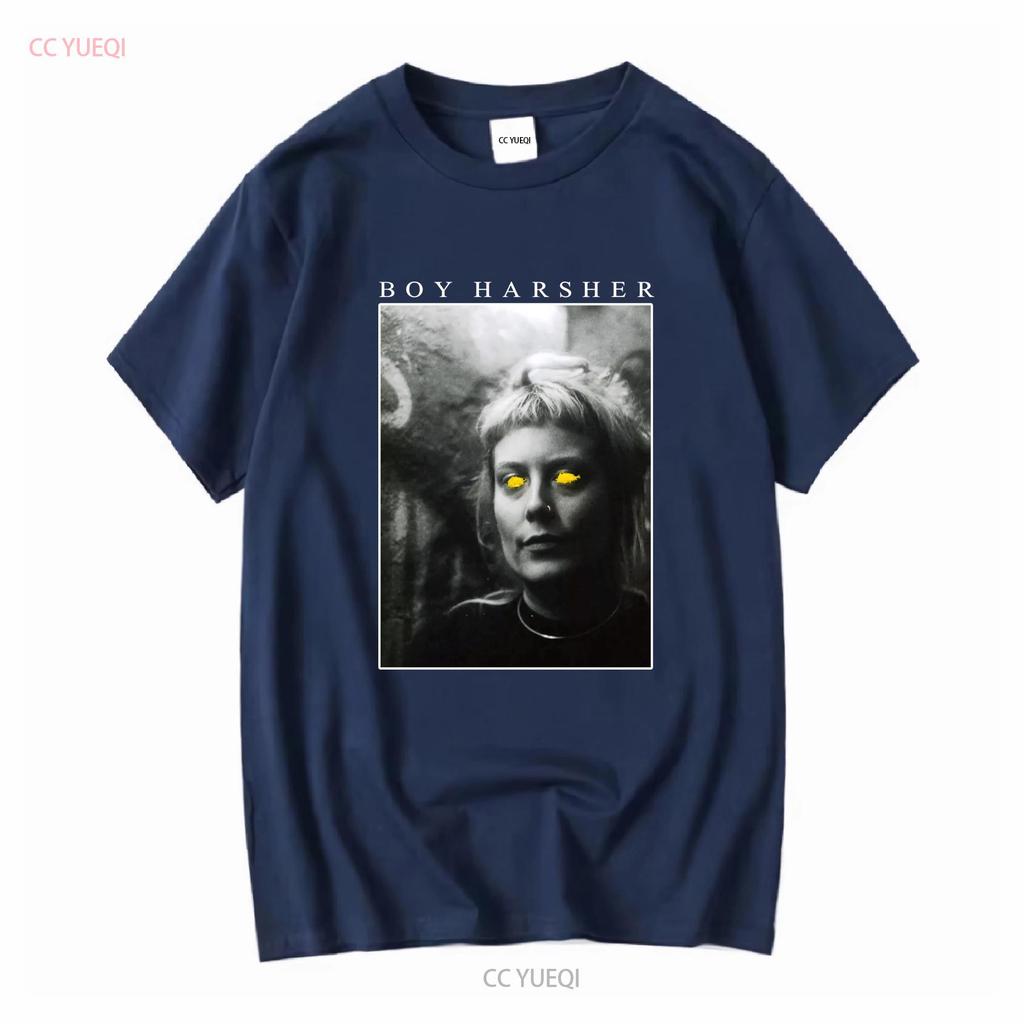 Boy Harsher band poster T shirt black All sizes S to 5Xl TA3148 vintage Washed Slightly Stretched Versatile streetwear Casual