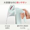 Justin Lock Sage Green Electric with Protection and Model KO5903JPA T-fal Kettle, 1.2L Capacity, Tip-Over Steam-Saving Design,