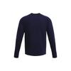 Under Armour Solid Color Crew Neck Sweater Men Tops Midnight-Blue 1373684-410