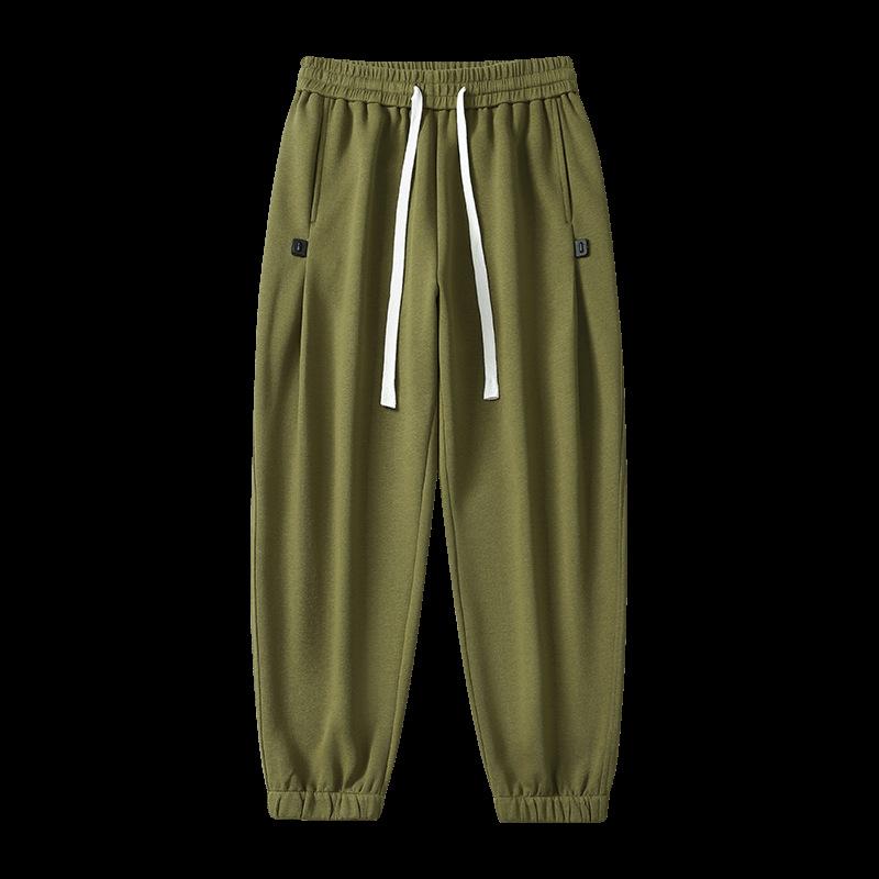 Spring and Autumn Fashion Men's Leggings, Plus Size Men's Pants, Loose Casual Sweatpants Straight Tube Pants