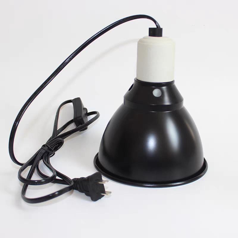 In-Stock UVB/UVA High-Reflectivity Reptile Heat Lamp Cover - Heat-Resistant, Deep Bucket for Tortoises