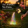 Garden Decorations for Home Solar Flamingo Watering Can Light, Powered LED Waterproof Eco Friendly Decor Pathway Light with Stake Patio Lawn