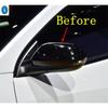 ABS Door Rearview Mirror Anti-rub Guard Stripes Rear Bumper Decor Cover Trim For Toyota Yaris   Car Chrome Accessories