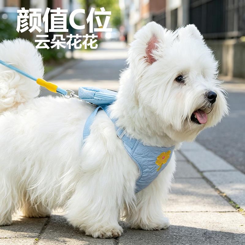 Dog Leash Dogs Walking Leash Small and Medium-sized Pet Chest Harness Dog Backpack Going Out