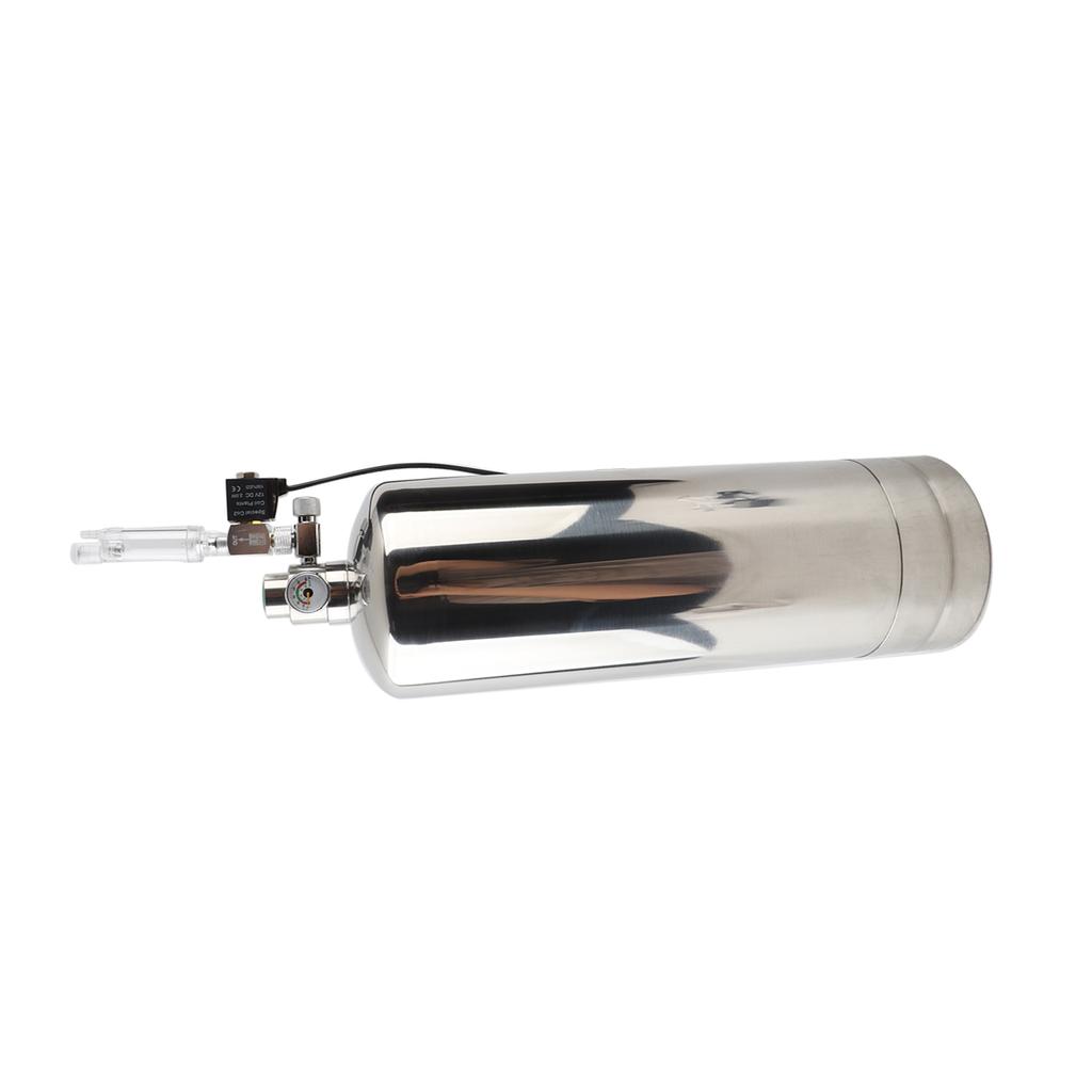 CO2 Generator System Aquarium Carbon Dioxide Generator Kit with Stainless Steel Bottle and Refiner