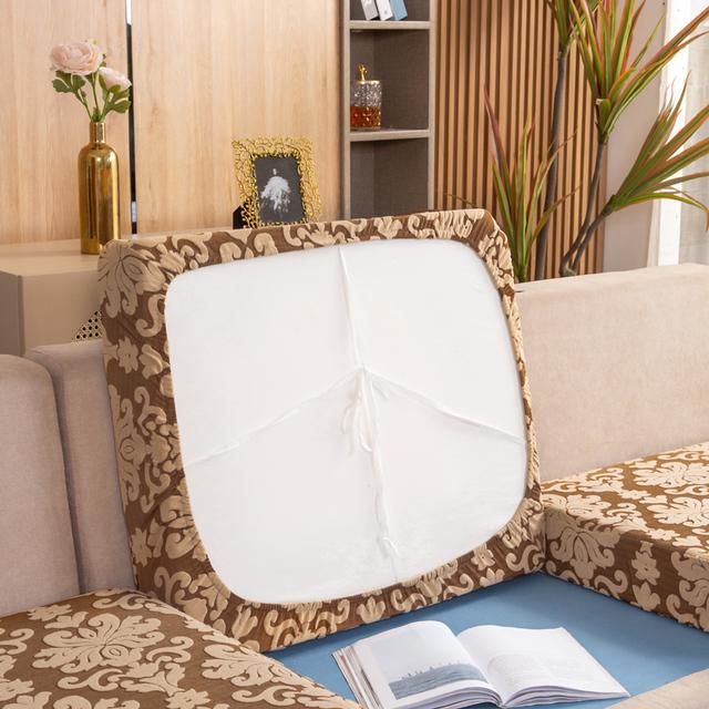 

Чехол для диванной подушки с цветочным принтом, эластичная защита для мебели, подушка для сиденья дивана, чехол из спандекса, чехол для дивана для гостиной 1PC Normal Size-1