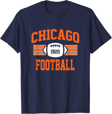 Chicago Football Athletic Vintage Sportteam Fan Geschenk T-Shirt