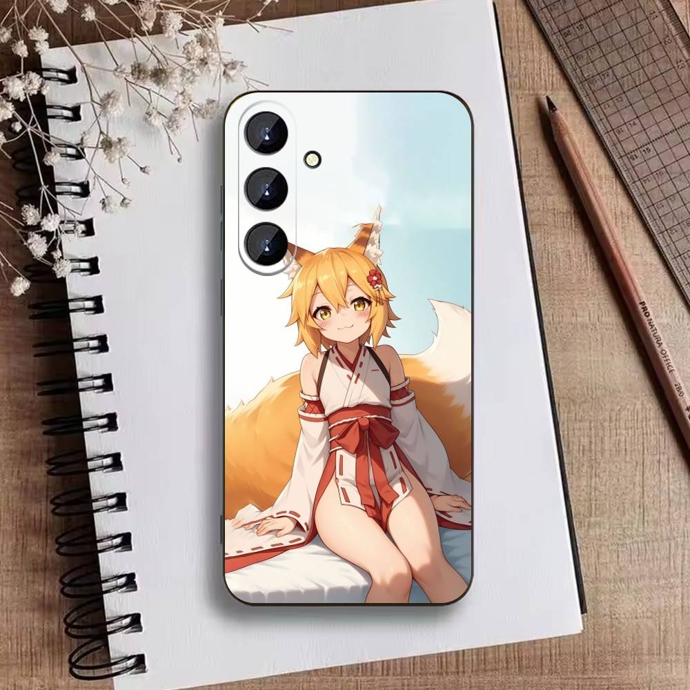 The Helpful Fox Senko-san Senko  Phone Case For Samsung Galaxy A73,A72,A71,A70,A52,A51 Others Soft Black Cover