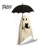 Removable Window Stickers Halloween Witch/Ghost Clings, Static Glass Stickers, Waterproof PVC Decals, Film Decorative for Home Store And Holiday Party
