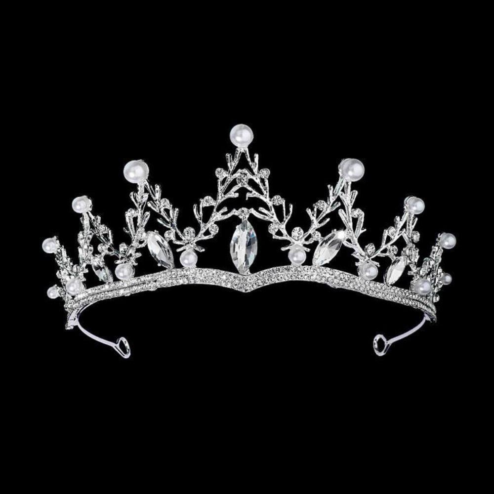 Baroque Vintage Queen Crown Rhinestone Bridal Tiara Wedding Hair Accessories  Pageant Competition