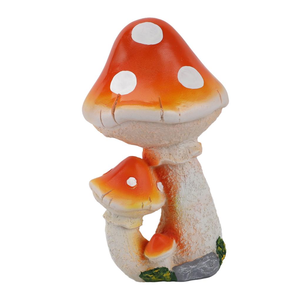 Resin Mushroom Decor 3 Mushrooms Design Exquisite Decorative   Versatile Outdoor Garden Decor Mushrooms Ornament