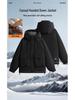 Men's High-Quality Cold-Proof Down Workwear Jacket - Convertible American Outdoor Design