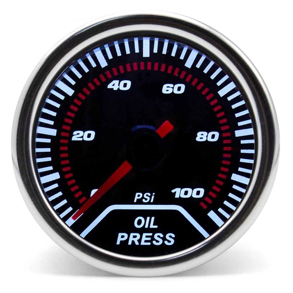 52mm Digital Car Turbo Boost Oil Temp Water Temp Oil Press Gauge Voltage RPM Meter Air Fuel Ratio EGT Meter For 12V Car