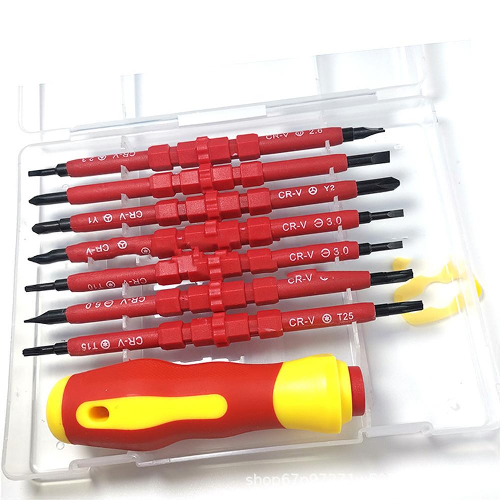 Bolt Driver High Hardnes Durable Labor-saving High Quality Tool Cross Slotted Screw Strong Magnetic Dual-purpose Screwdriver