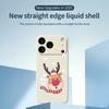 For iPhone 17 Pro Max Case Smiling Deer Pattern Printing Straight Edge TPU Phone Back Cover