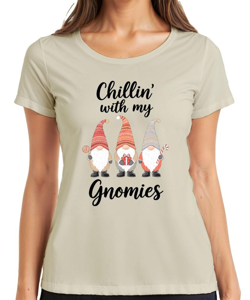 Chillin With My Gnomies Christmas Xmas Gnome Gnome Fun Unisexs TShirt
