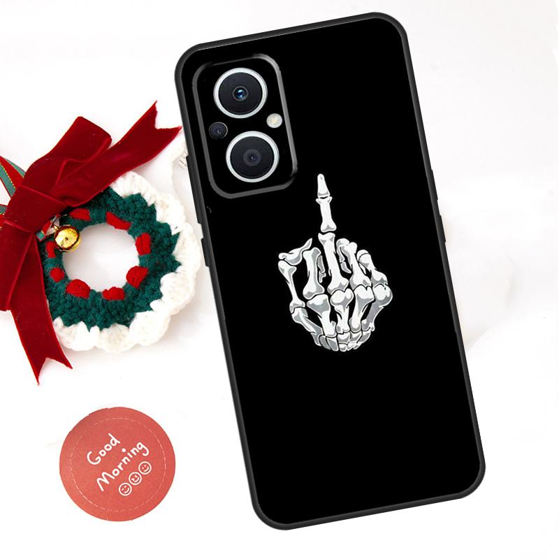 Middle Finger Funda For OPPO Reno 14F 14 13 12 11 10 Pro 11F 12F 13F 7 8 Lite OPPO Find X8 X5 X9 Pro Case