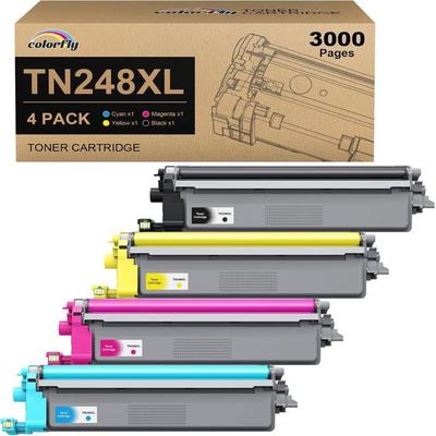 Toner - LASER GENETICS CARRON - TN248XL - 3100 Pages - Compatible Brother - Multi-colors