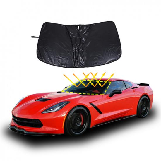 Автомобильная солнцезащитная шторка на лобовое стекло для Corvette C7 2014-