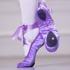 Satin ribbon adult ballet dance shoes female teacher shoes soft sole summer practice cat claw shoes shape strap dancing shoes